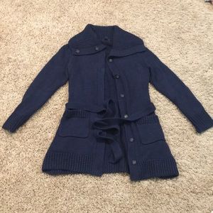 Navy blue cardigan